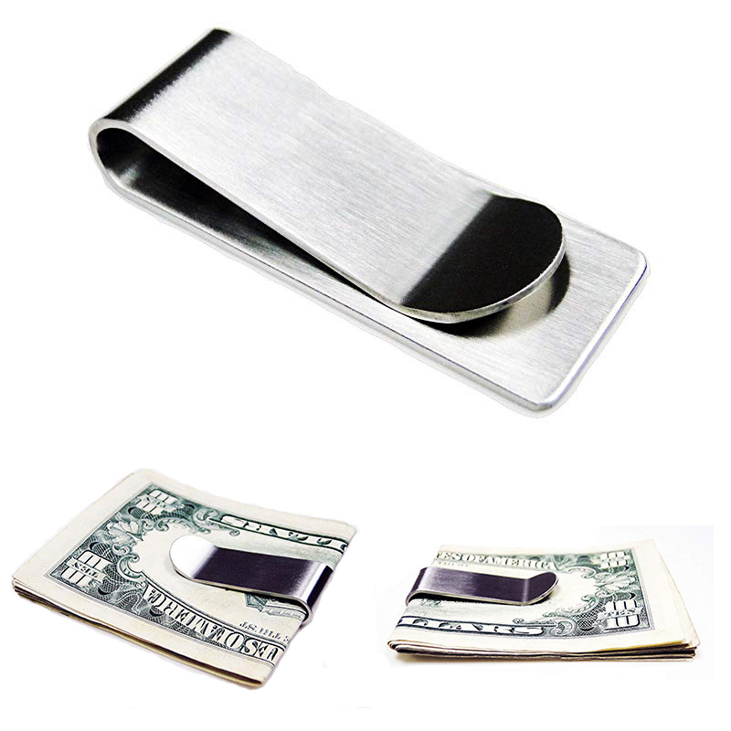 Durable Stainless Steel Slim Money Clip 1