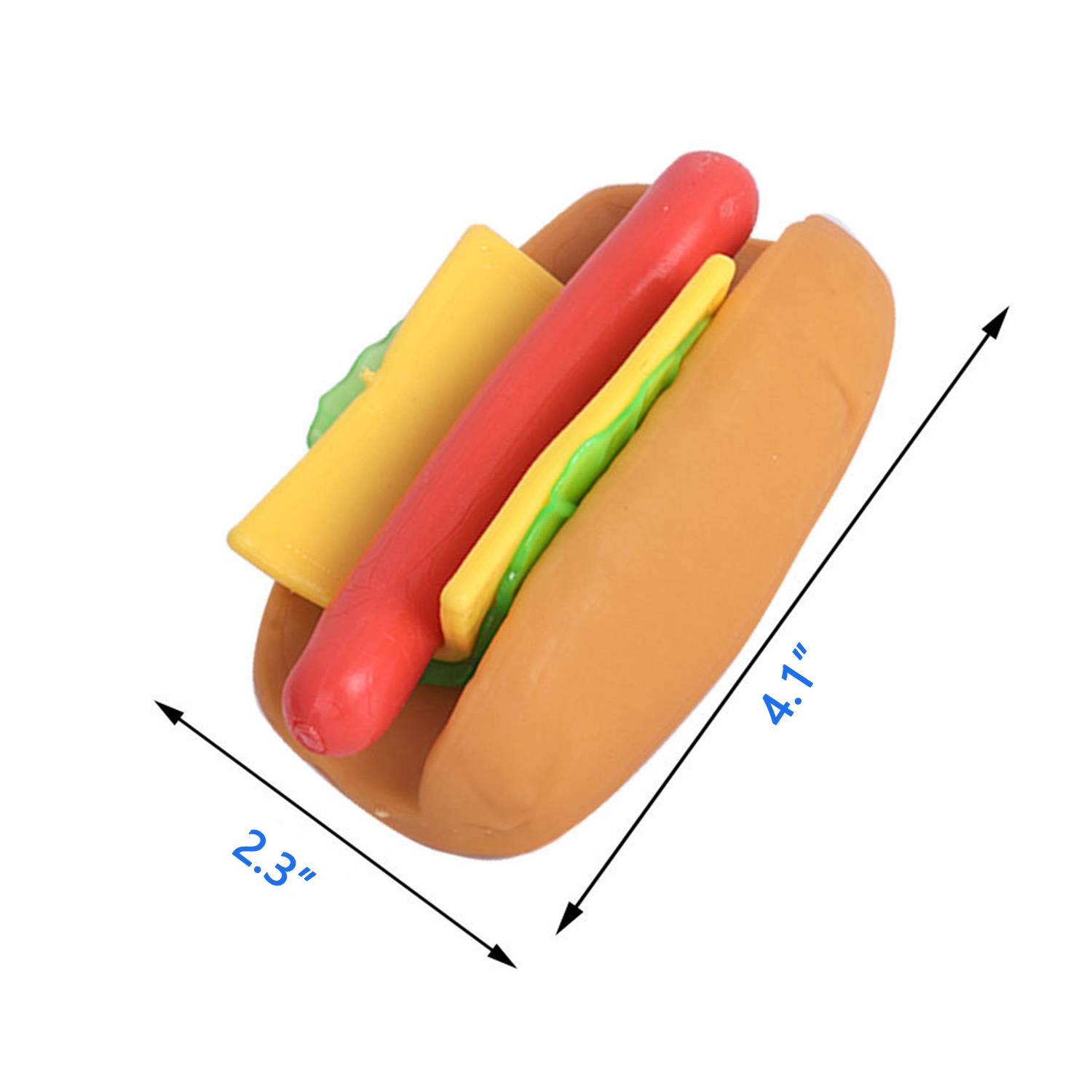 TPR Hot Dog Stress Reliver Toy 3