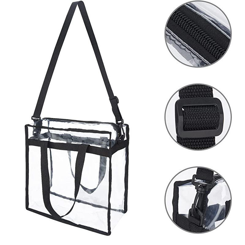 Transparent PVC handbag 10
