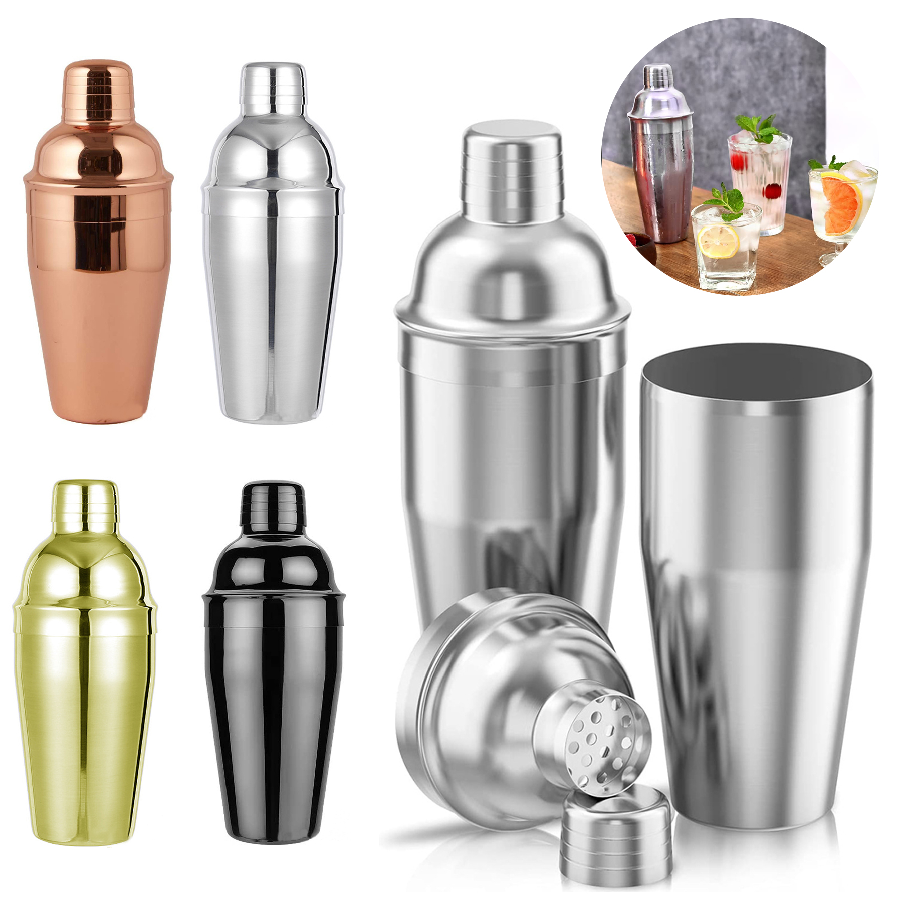 24 oz Martini Cocktail Shaker 2