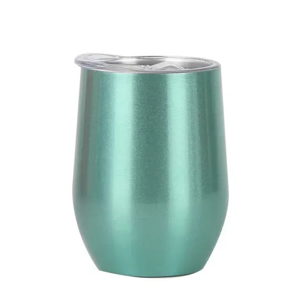 Insulated Stainless Steel Wine Tumbler with Lid 11