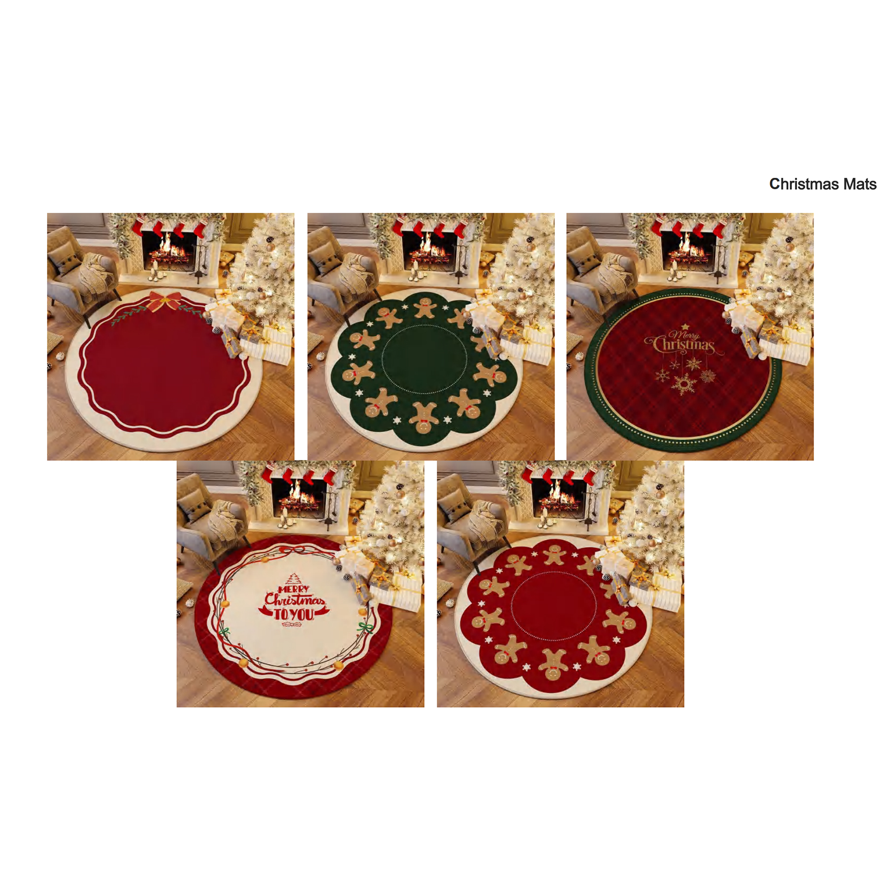 23 5/8 Inches Heat Transfer Christmas Mat 2