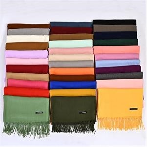 Womens Large Soft Cashmere Feel Pashmina Shawls Scarf 2