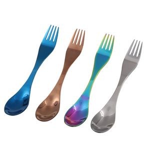 2 IN 1 Dual Heads Fork With Spoon 35