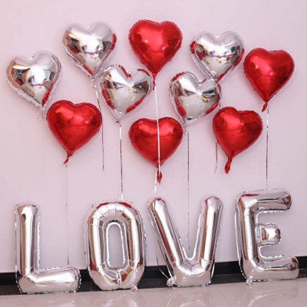 Heart Shape Mylar Balloon 2