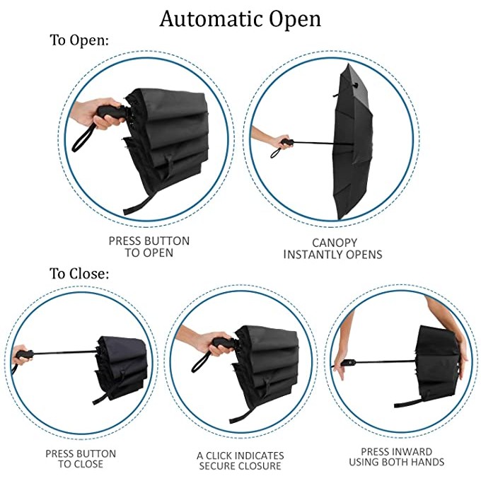 8 Ribs Automatic Umbrella 8