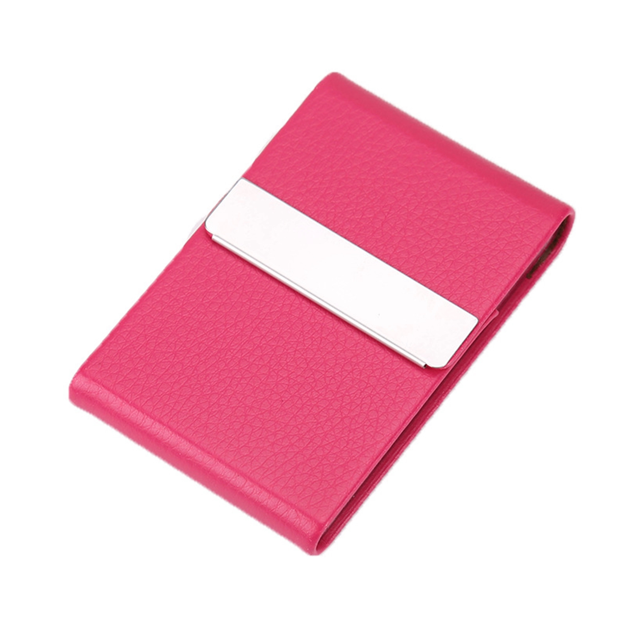 PU+ Stainless Steel Business Card Holder 14