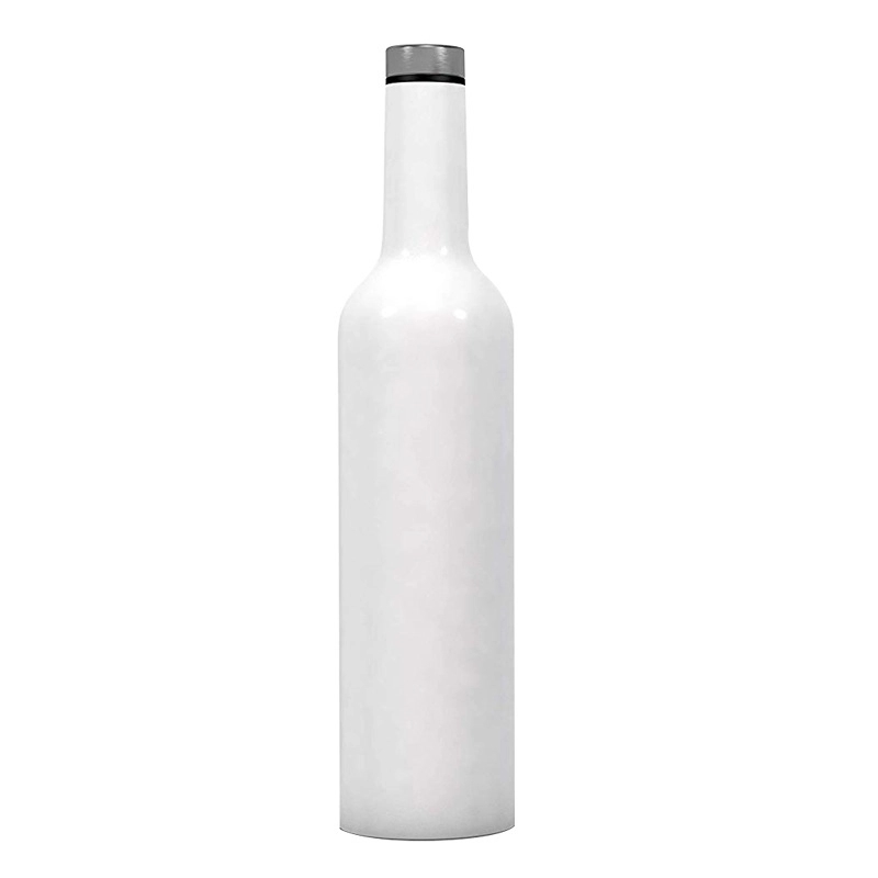 25 Oz Vacuum Insulated Water Bottle Wine Flask, custom water bottle with logo imprint 2