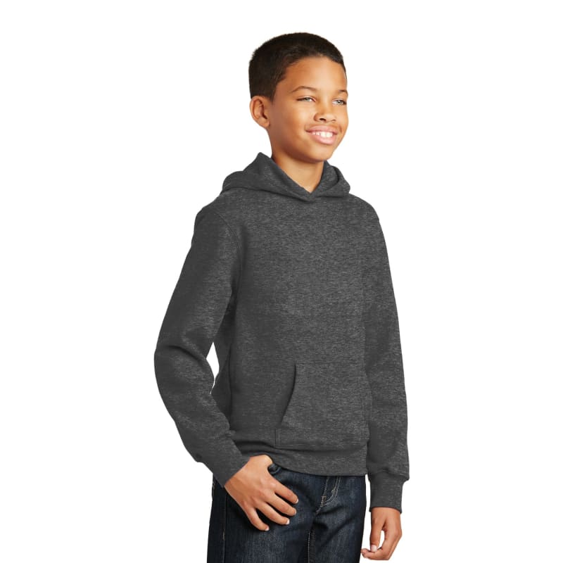 Port & Company Youth Fan Favorite Fleece Pullover Hooded Sweatshirt. 7