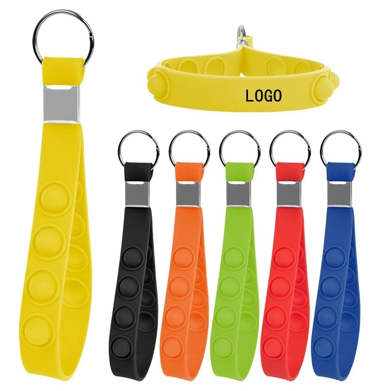 Push Pop Sensory Bracelet Keychain 3