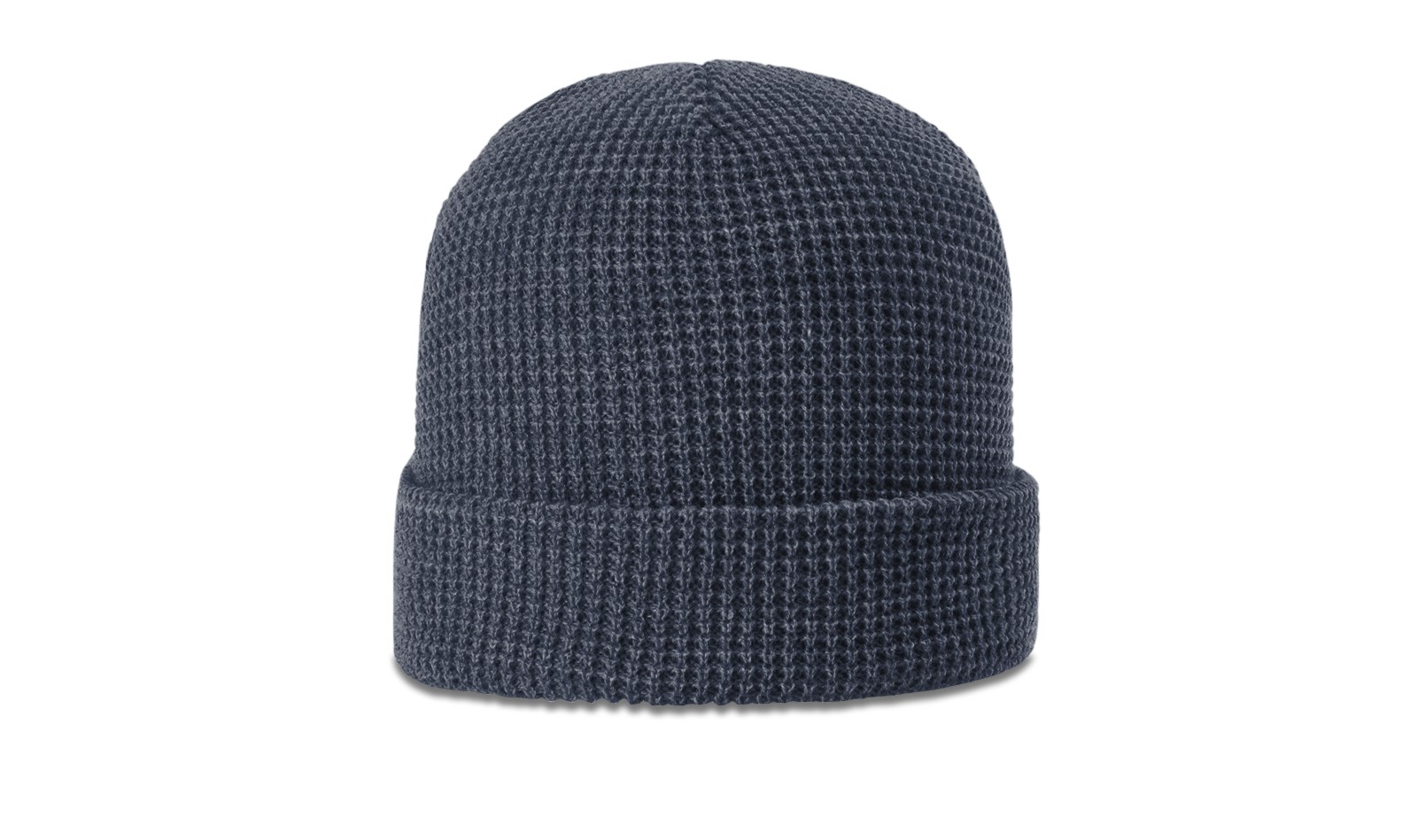 Waffle Knit Beanie with Cuff 2