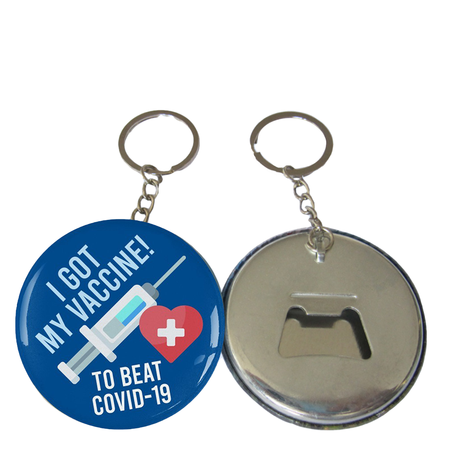 I Vaccinated Bottle Opener Key Chain 2