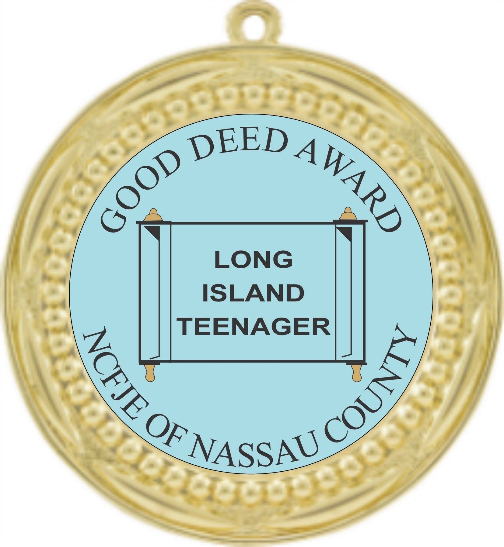 2 3/4" Bead Medal w/ 2" Insert 10