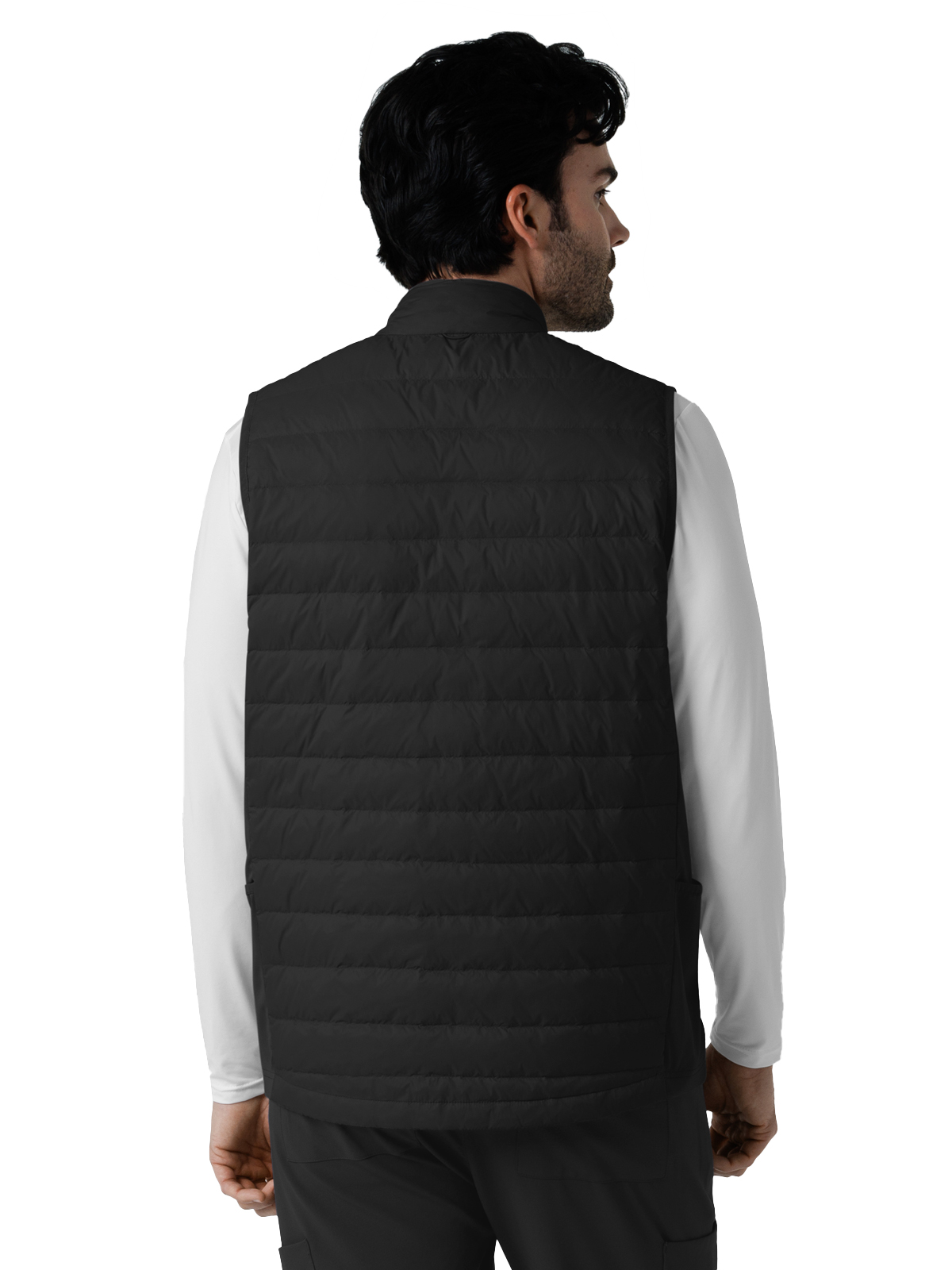 Layers Men's Six-Pocket Quilted Vest