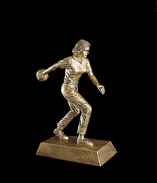 8 1/4" Bowling Female Signature Series Award 2