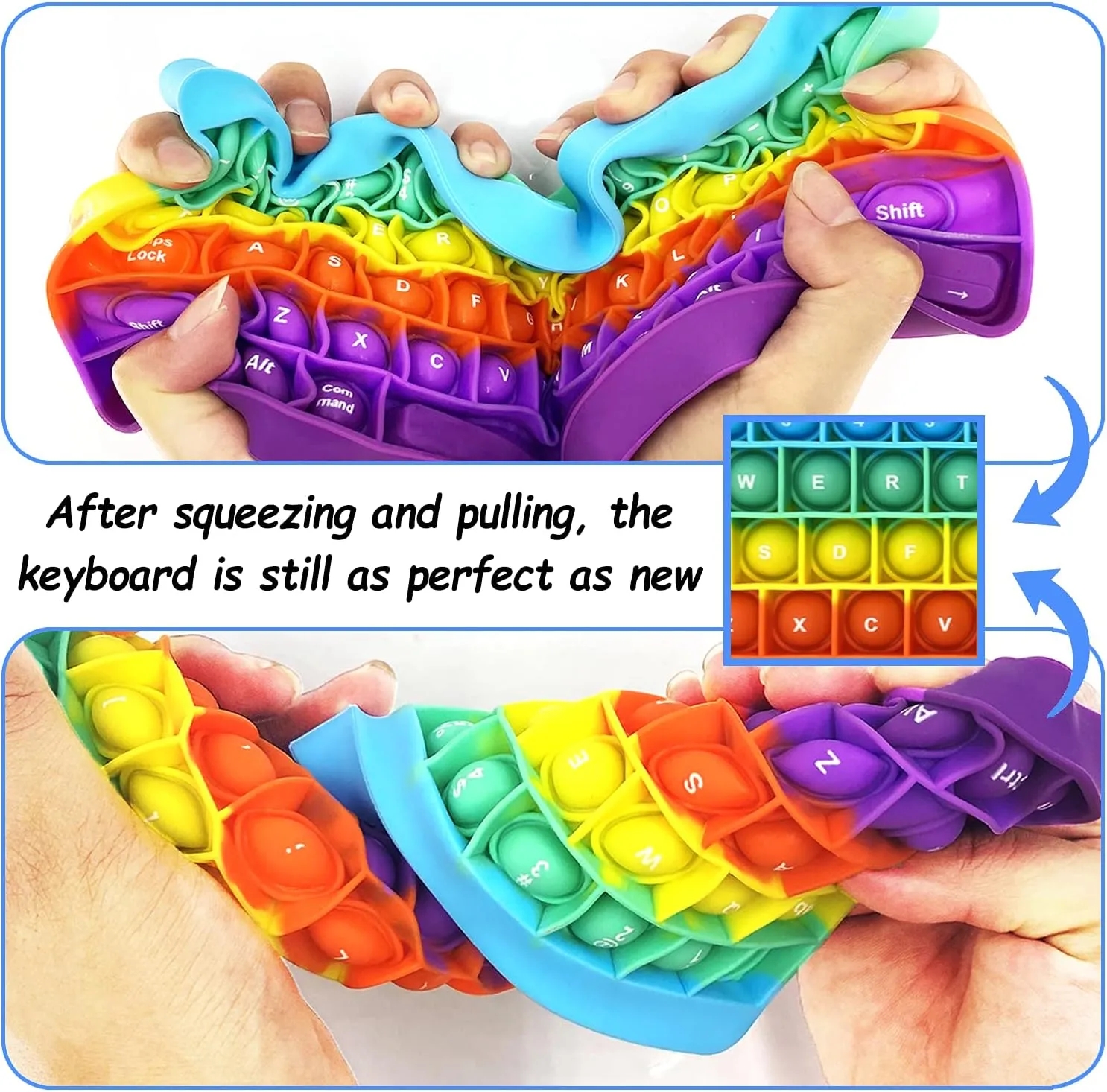 Silicone Keyboard Pop Fidget Toys 2