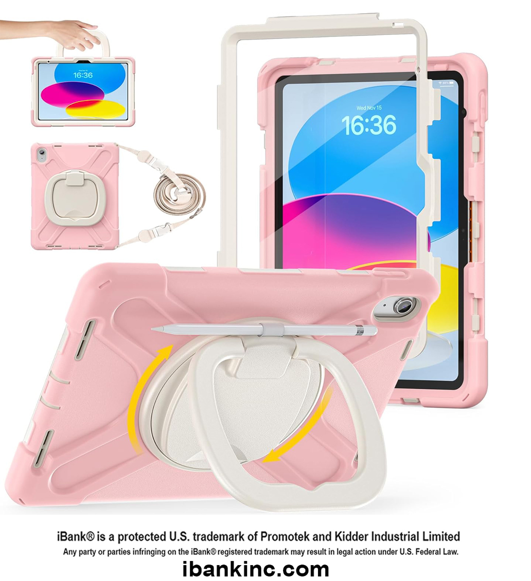 iBank ® Shockproof Case for iPad Air 13 M3 2025/ M2 2024, iPad Pro 12.9. Free Shipping 2