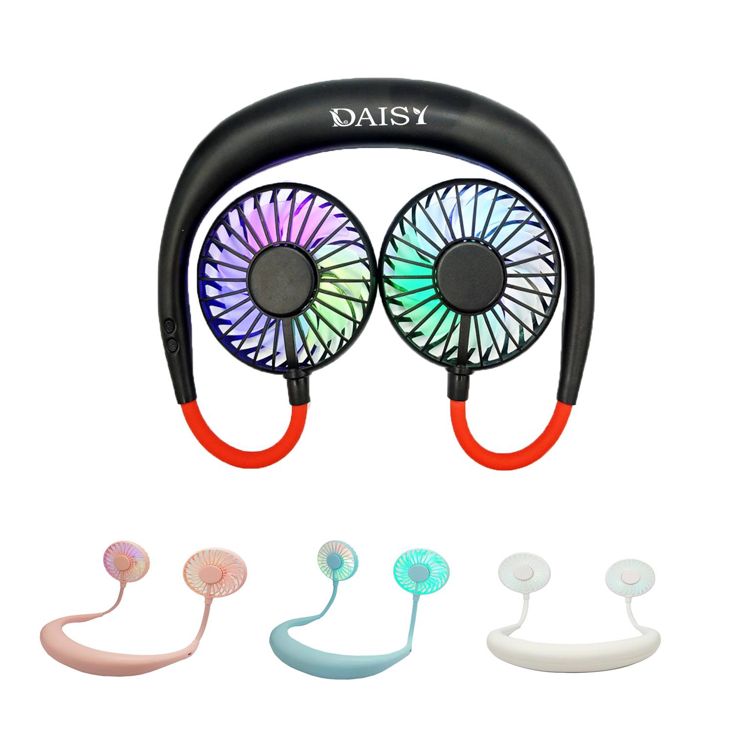 4000Mah 2 In 1 Neck And Handheld Fan