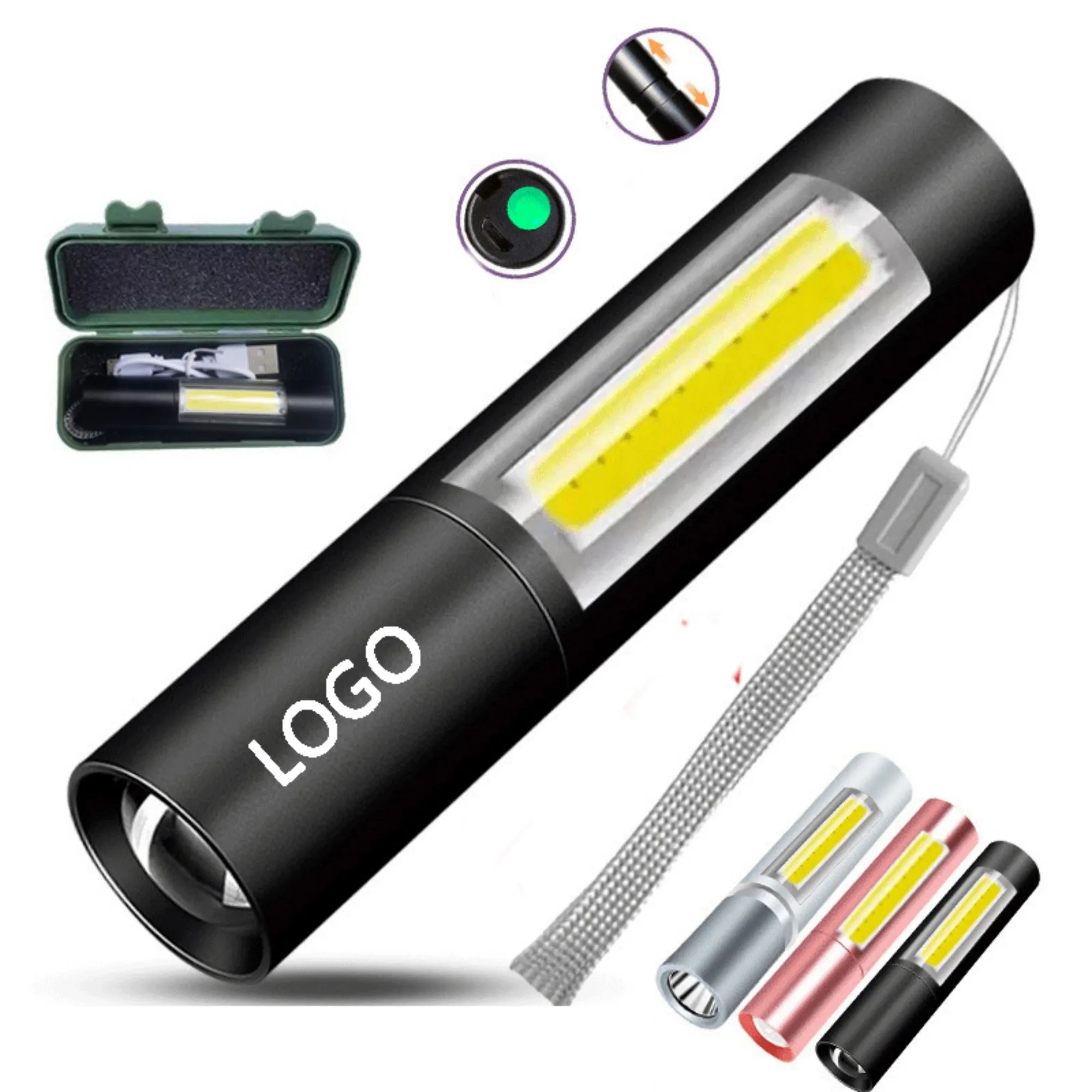 Rechargeable Mini LED Flashlight 4