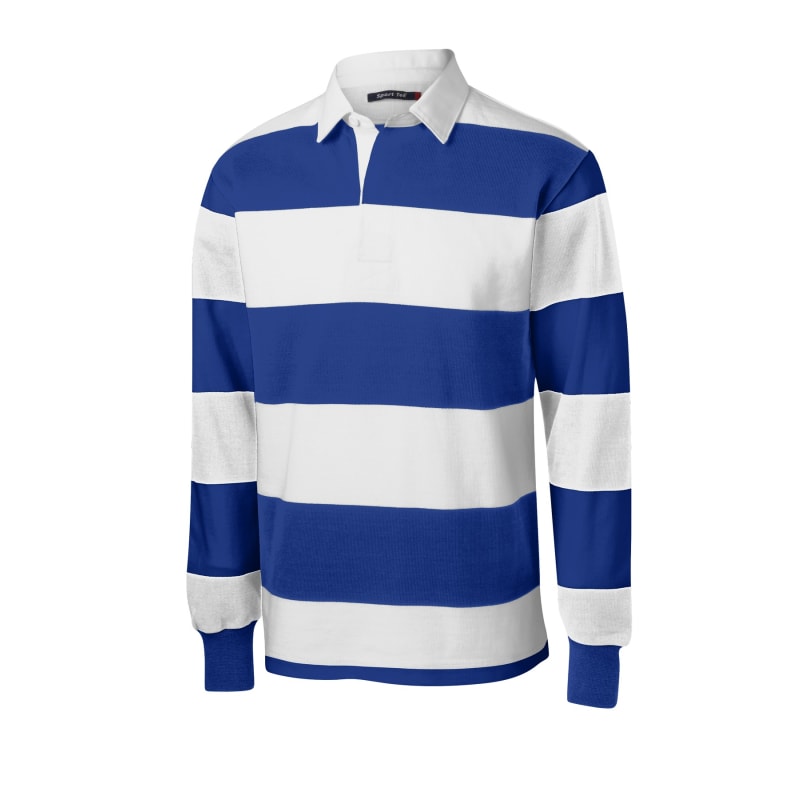 Sport-Tek Classic Long Sleeve Rugby Polo. 11