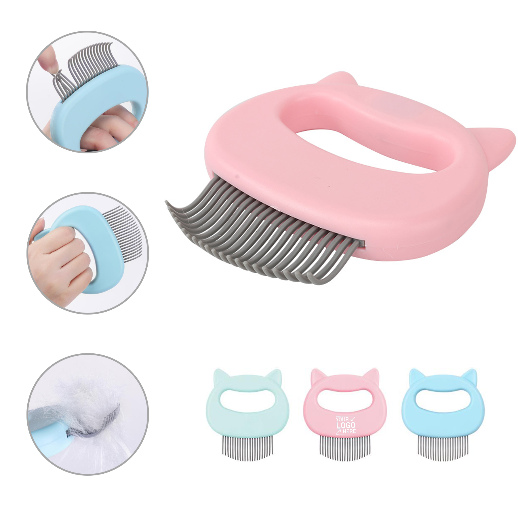 Cat Brush for Shedding and Grooming 2