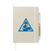 5" x 7" Organic Cotton Bound Notebook w/Pen 17