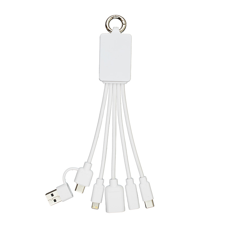 "FUSION" Charging Cable With 2 Port USB Hub 15