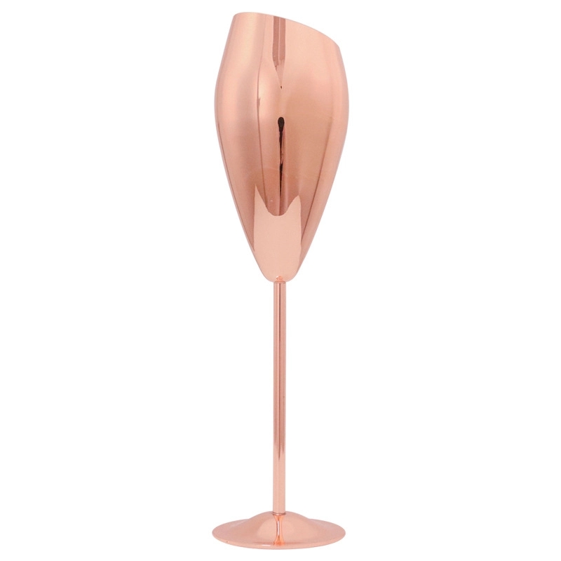 Custom 7 oz Stainless Steel Champagne Flutes Set of 2 11