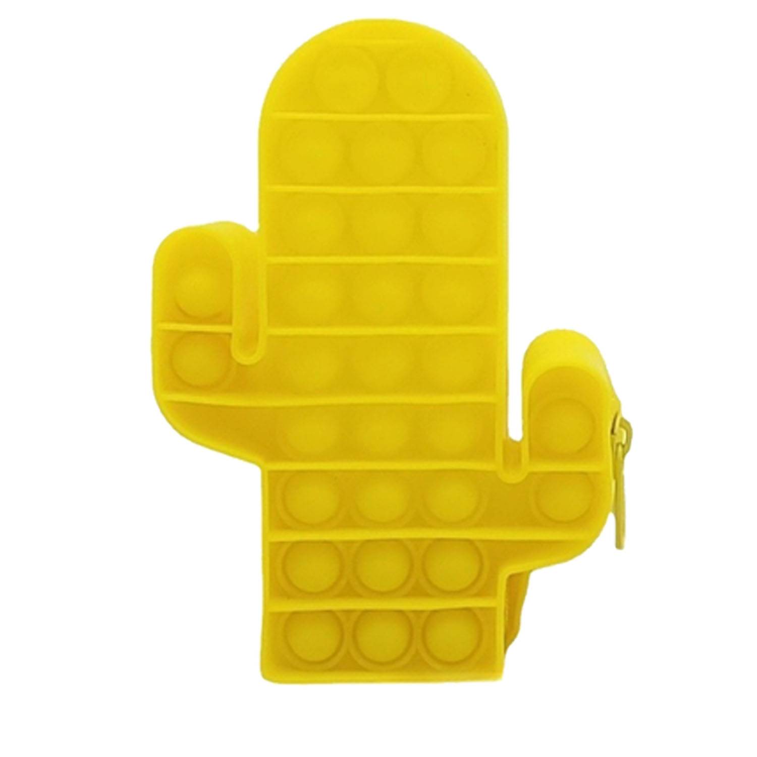 Cactus Shape Silicone Push Pop Bubble Pencil Case 1