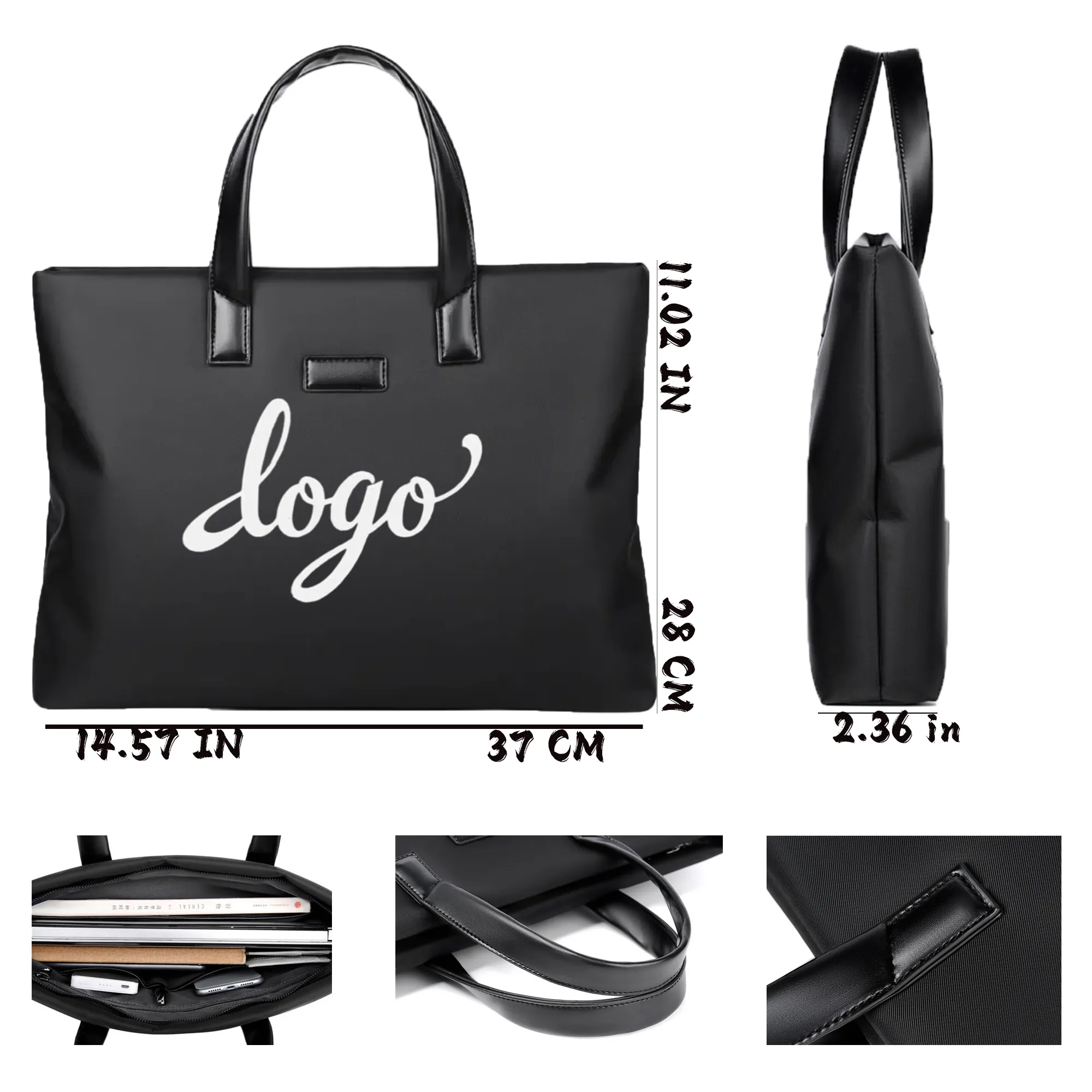 Professional Men's Business Laptop Briefcase 5
