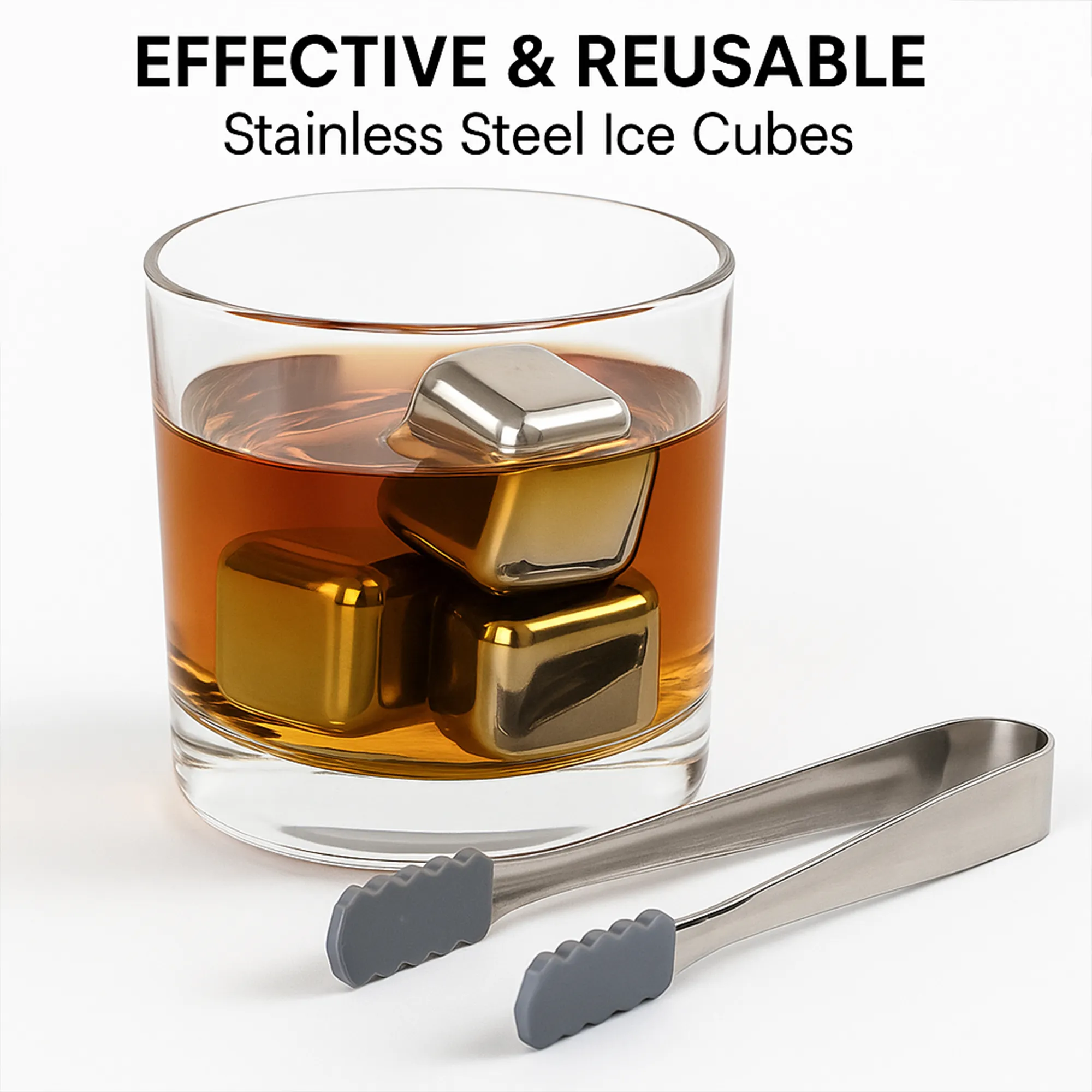 Reusable Metal Ice Cubes 3