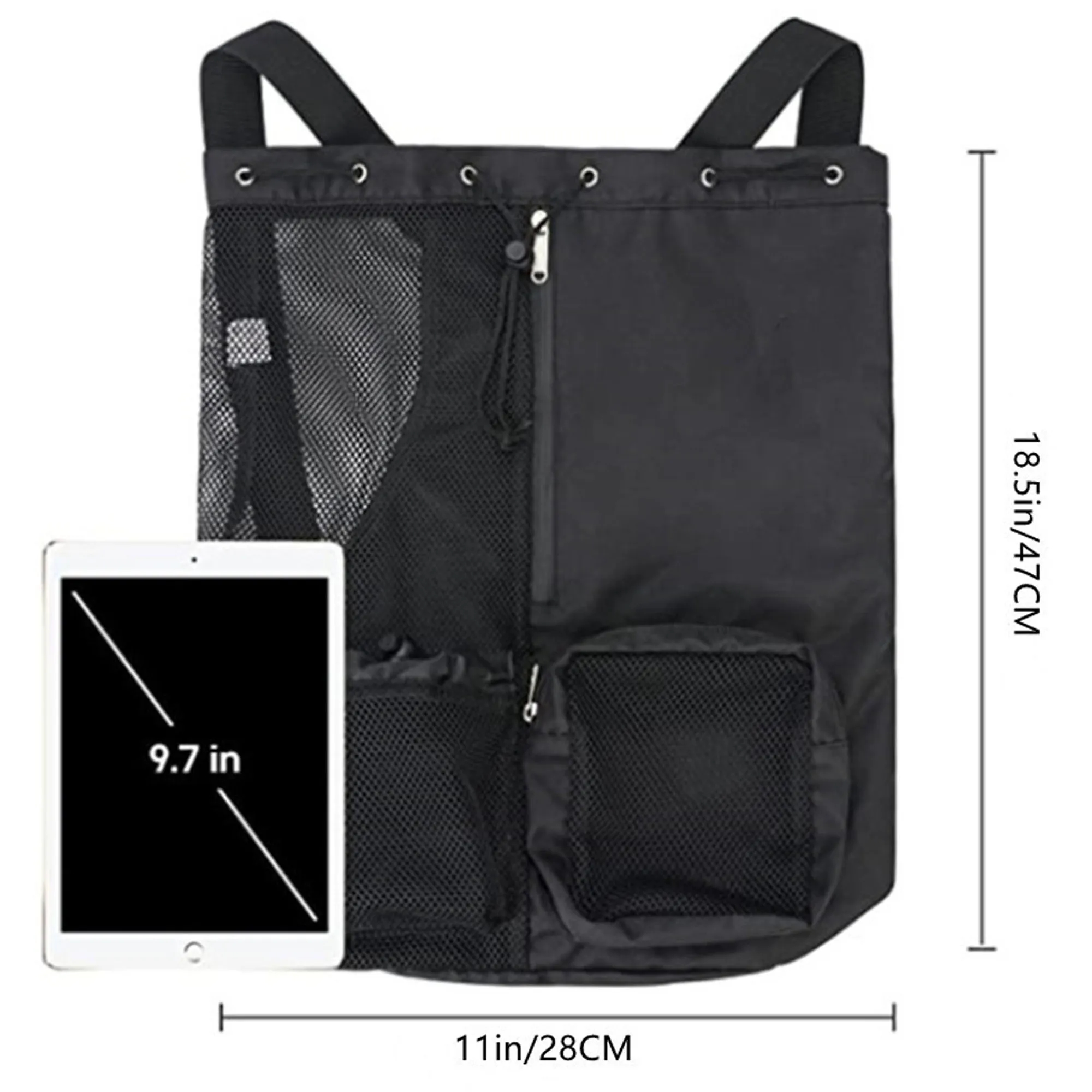 Mesh Sports Drawstring Backpack 3