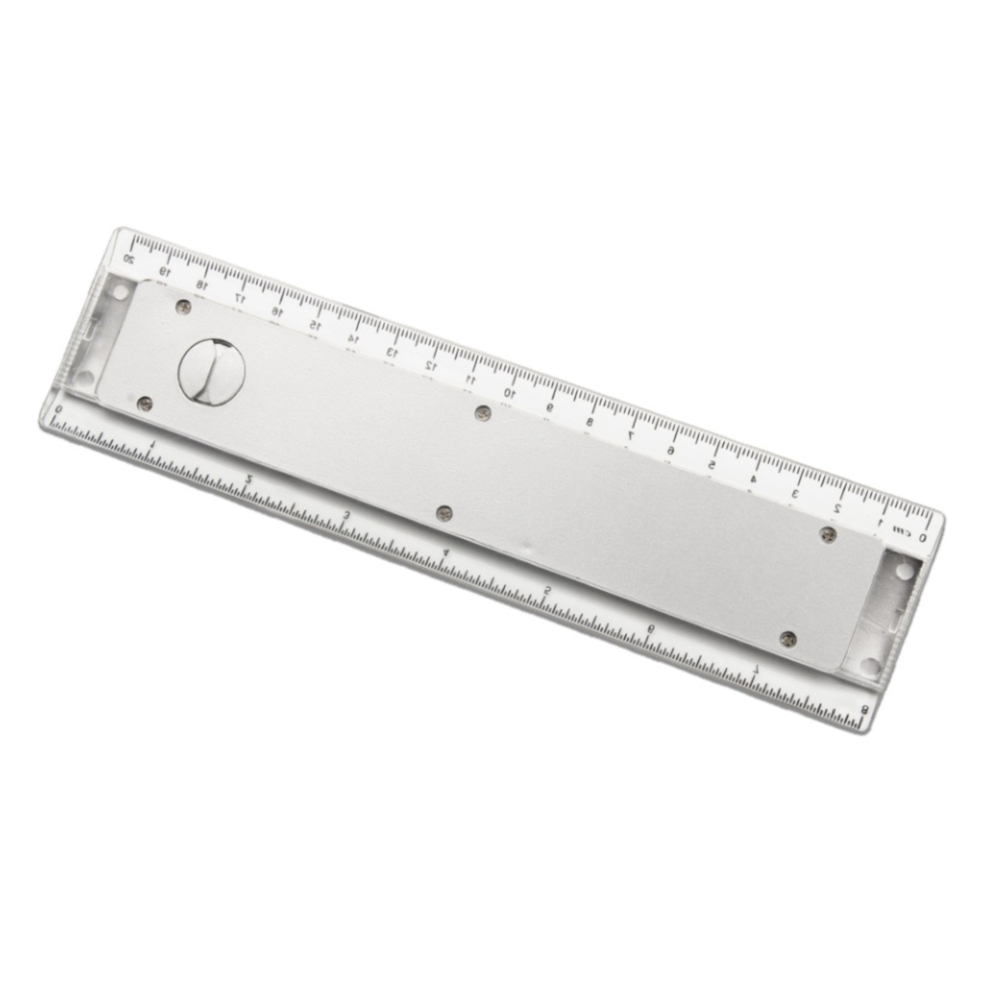 2-in-1 Plastic Ruler Calculator 3