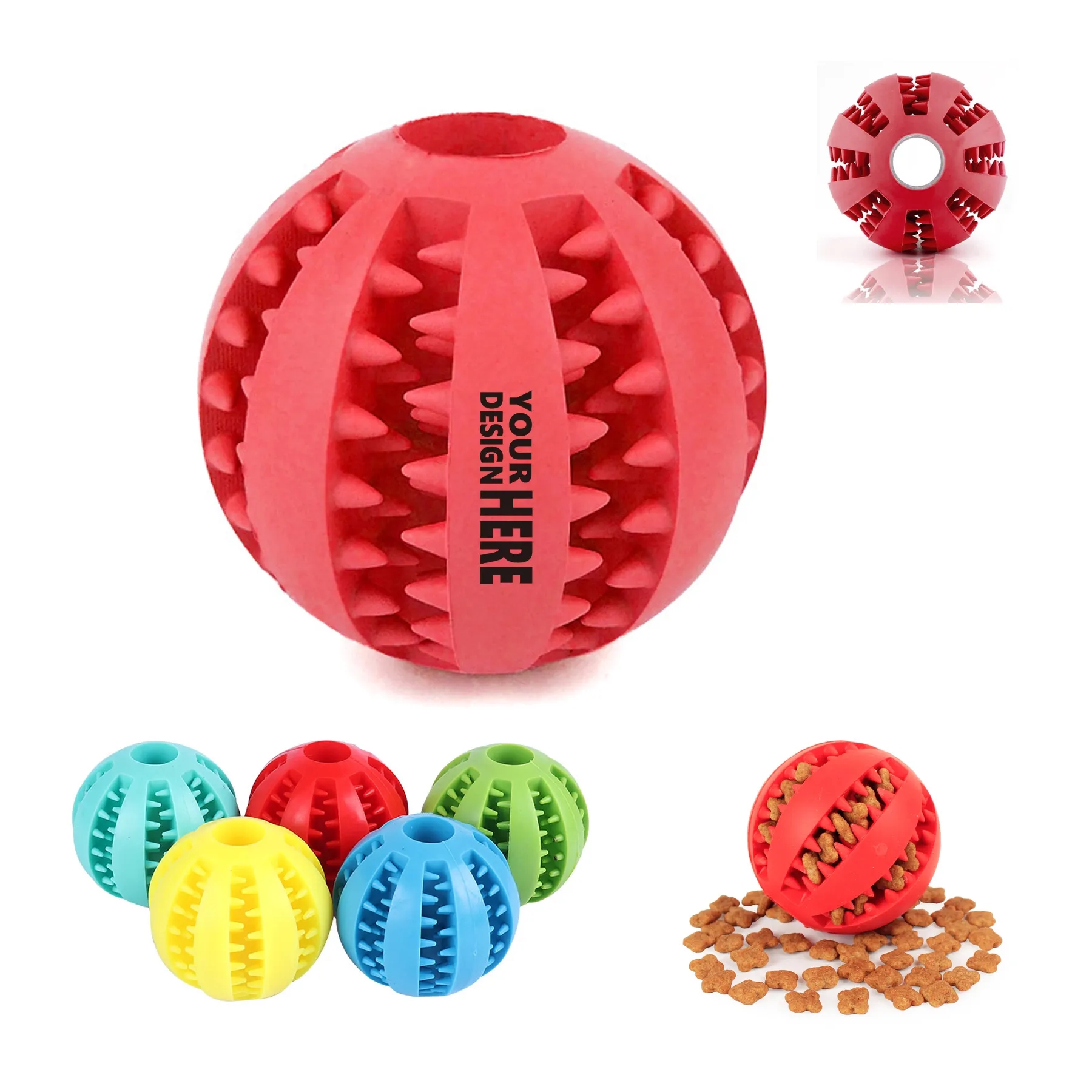 Dog Treat Dispensing Balls Chew Toys 3
