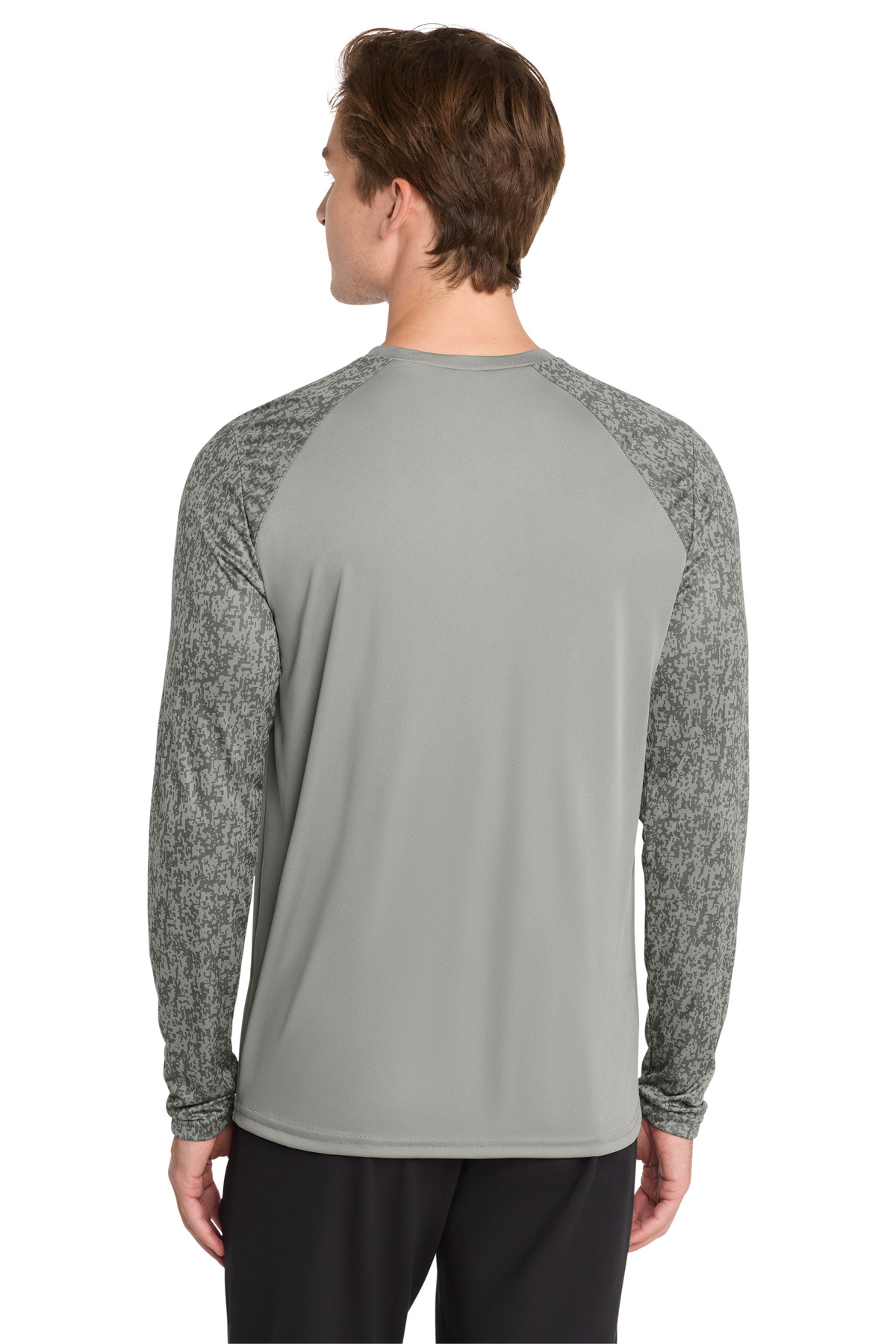 Sport-Tek Long Sleeve Digi Camo Tee. ST460LS 12