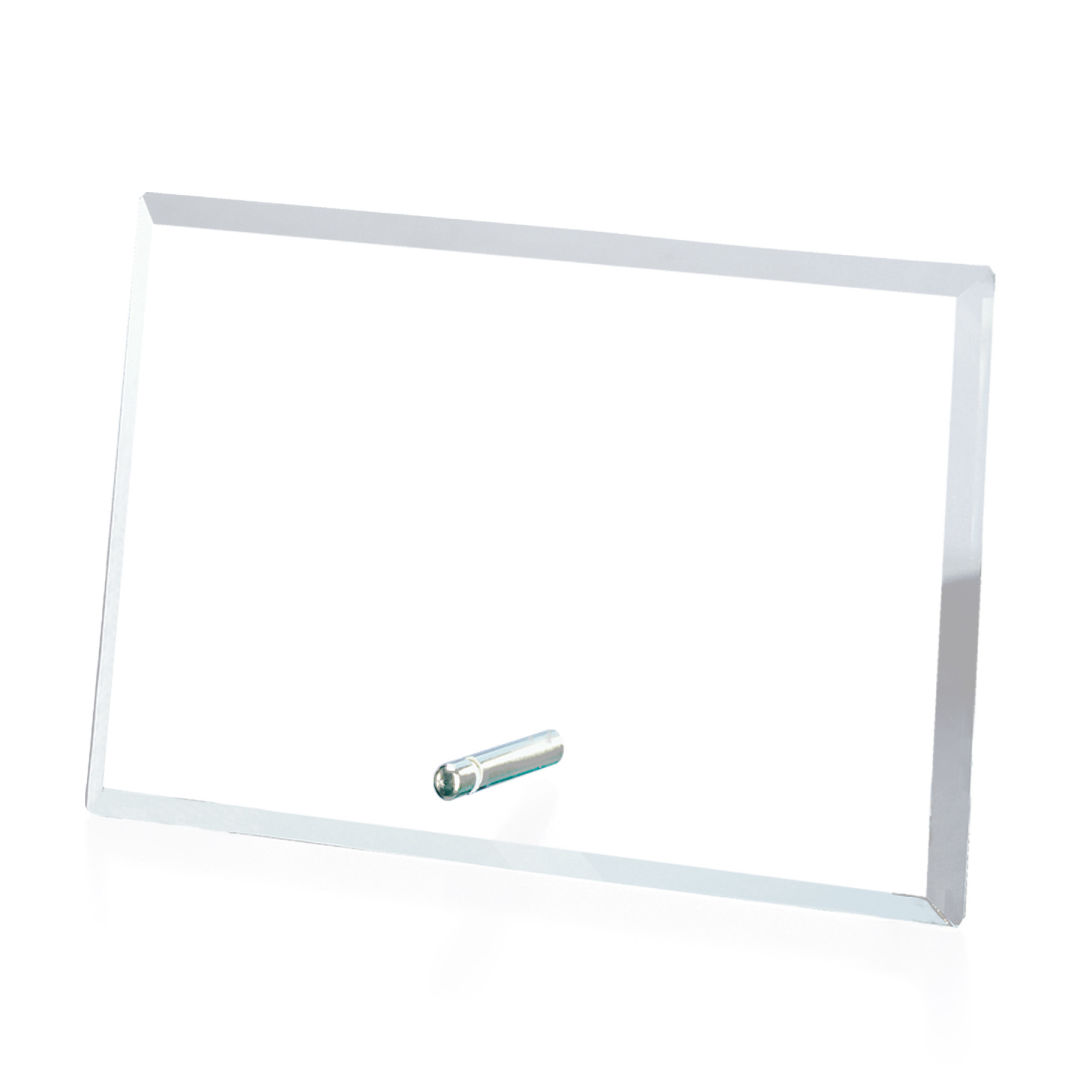 Windsor Rectangle Horizontal Award - Chrome 5
