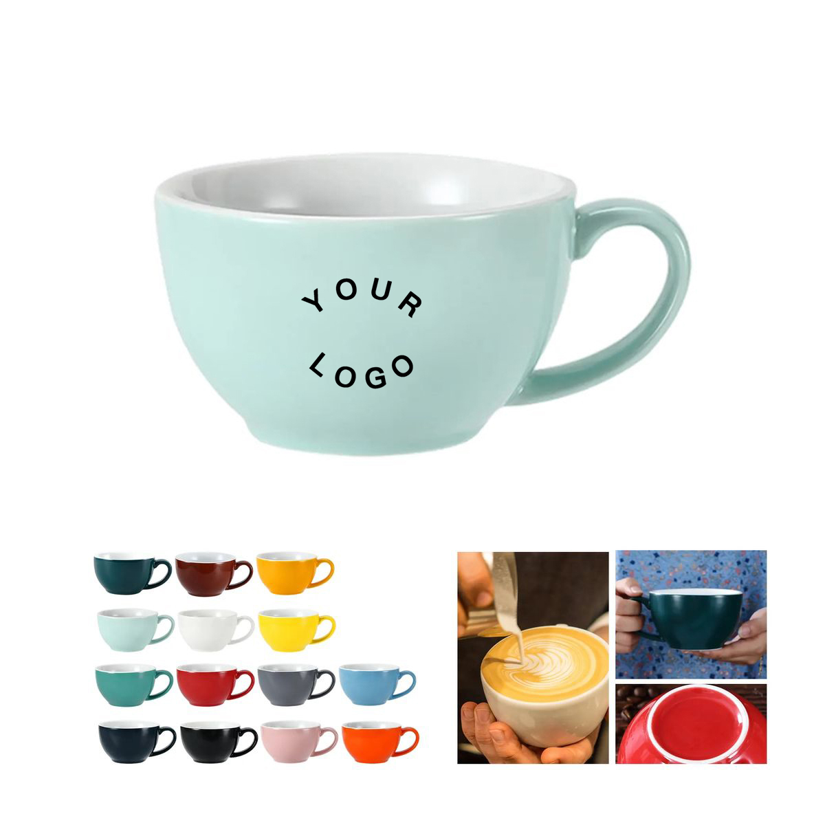 Small Ceramic Saucer for Cafes and Homes 6