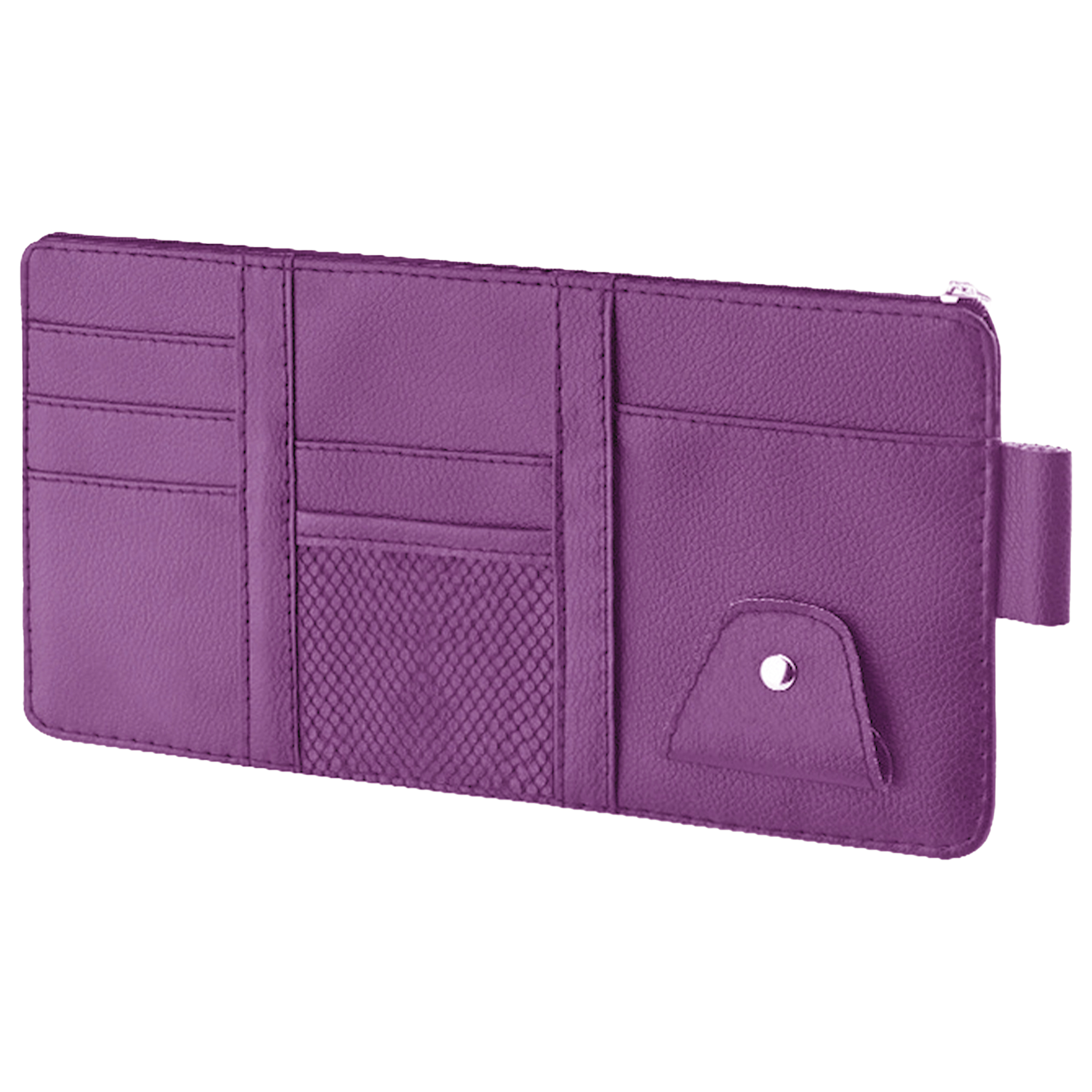 Pu Multi Functional Car Sunshade Storage Card Bag 7