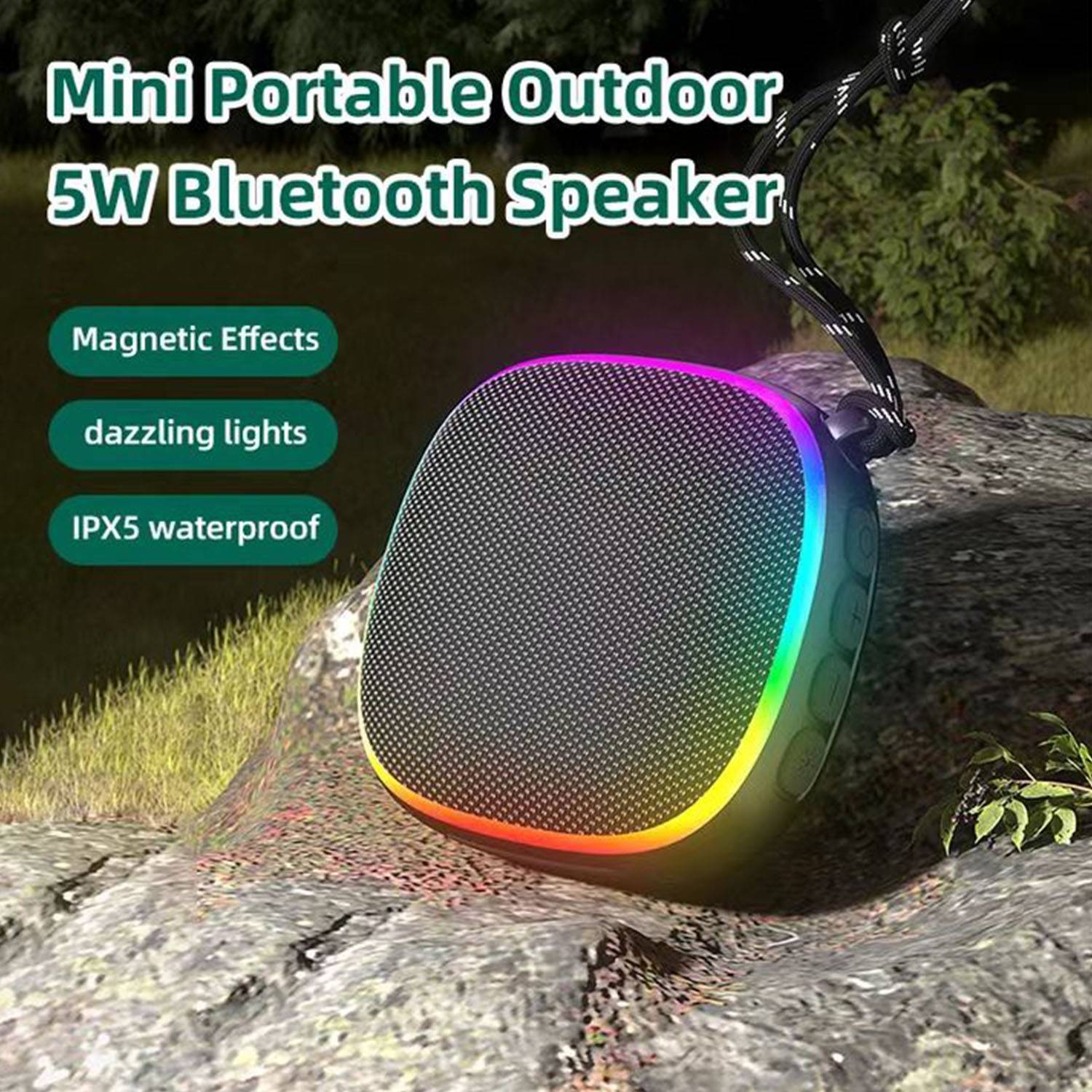 Mini Magnetic Bluetooth Speaker 7