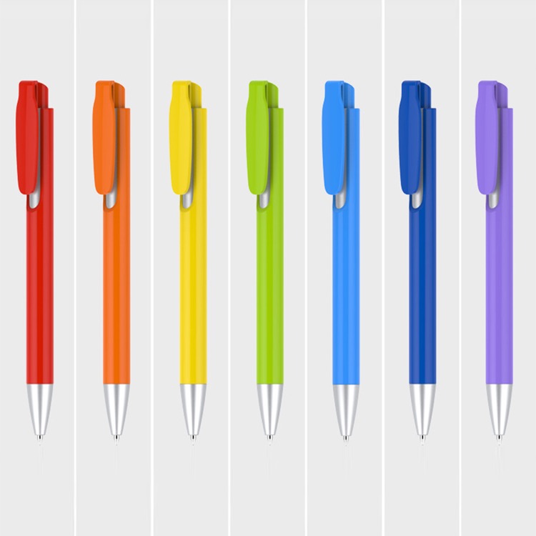 Ballpoint Pens Black&Blue Retractable Ink Writing Pen Office 0.7mm 2