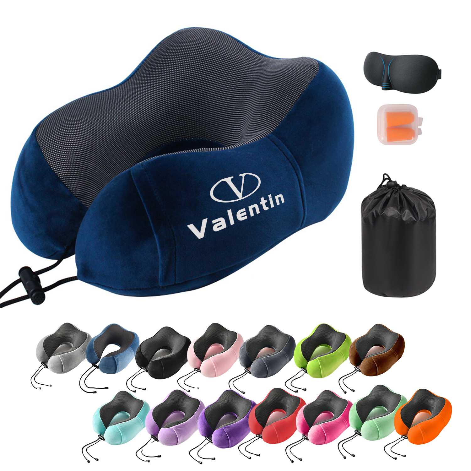 Travel Neck Pillow & Accessories Kit 3