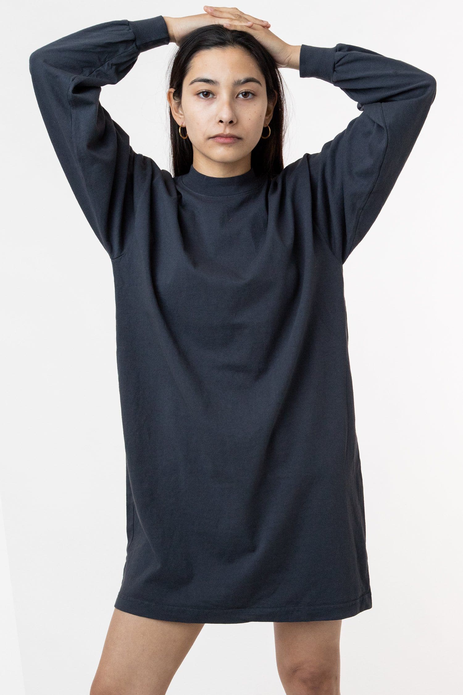 18/1 L/S MOCK NECK DRESS 10