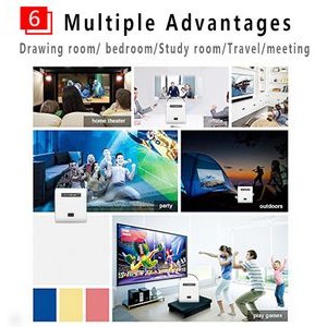 1080P Mini Portable Projector 3
