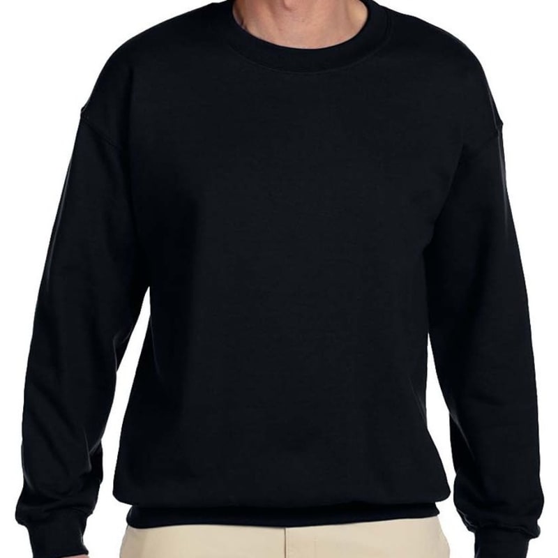 Hanes 9.7 Oz. Ultimate Cotton® 90/10 Fleece Crew, custom hoodie or sweatshirt with logo imprint 7