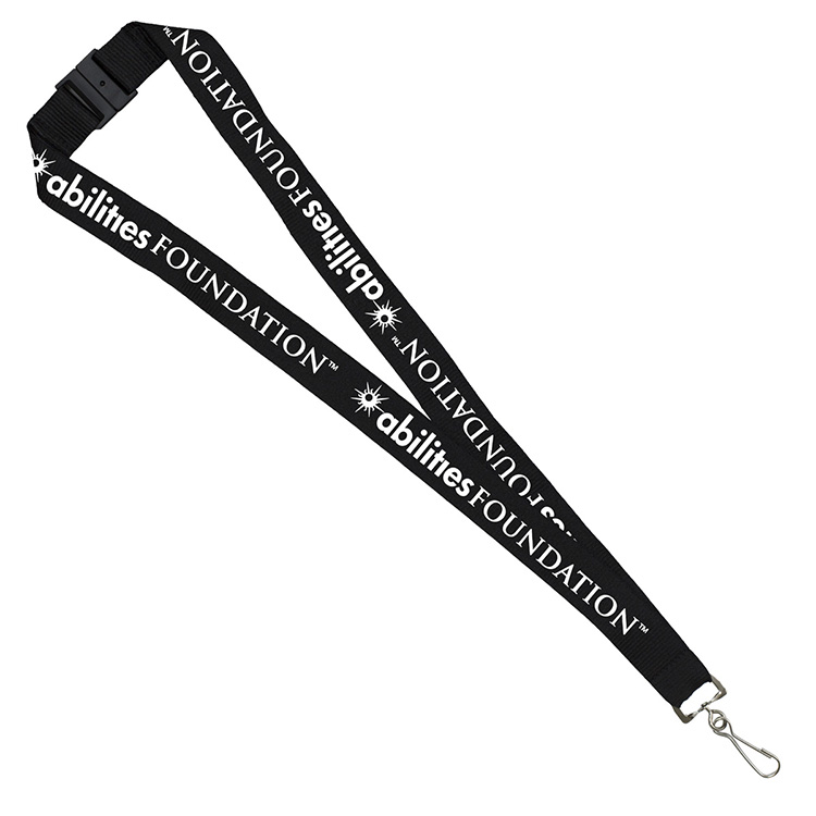 "Palmer" 1" Silkscreen Lanyard with FREE Breakaway Safety Release 10