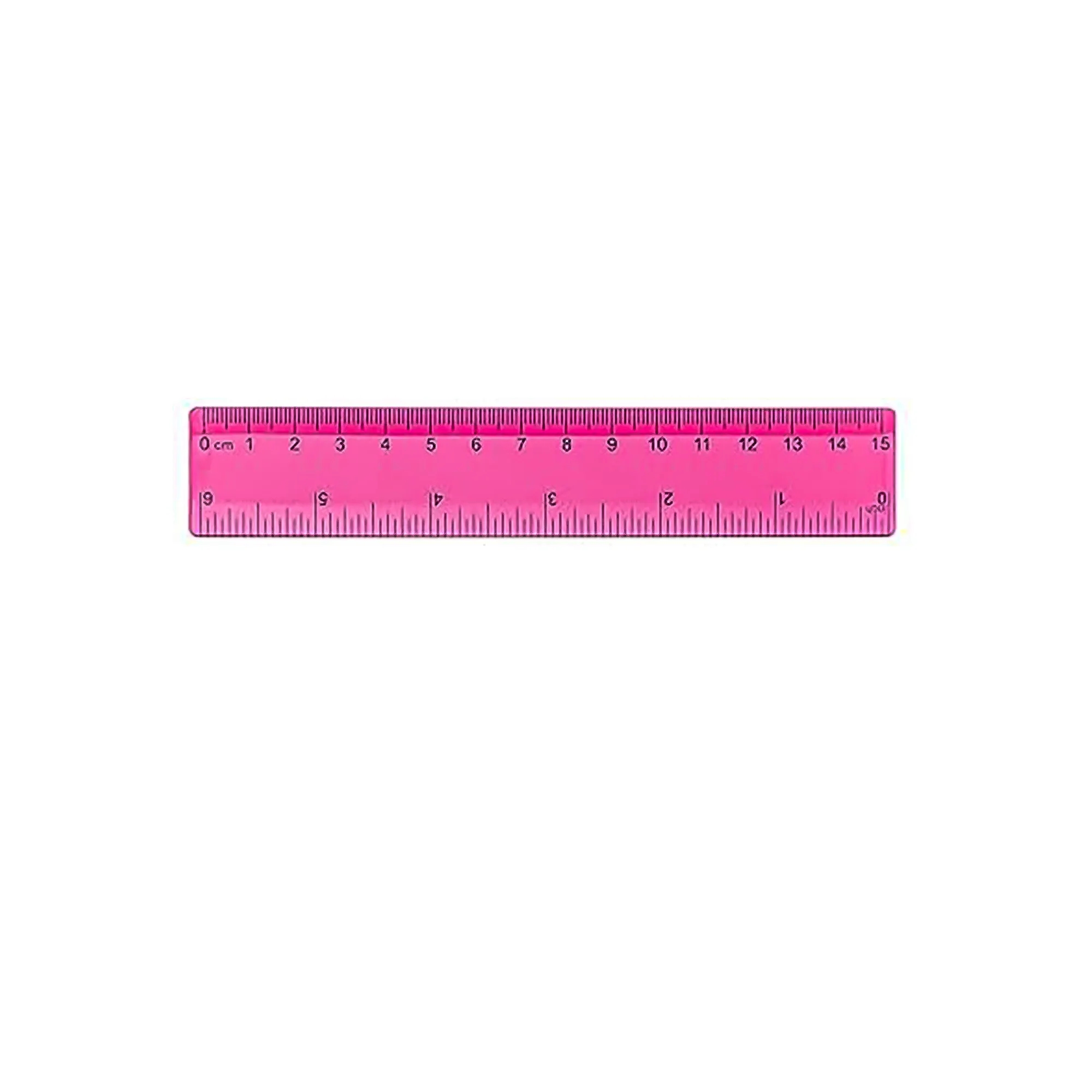 Transparent Plastic Ruler for Office and Learning Use 5