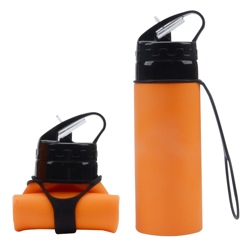 450ml Foldable Silicone Water Bottle 4