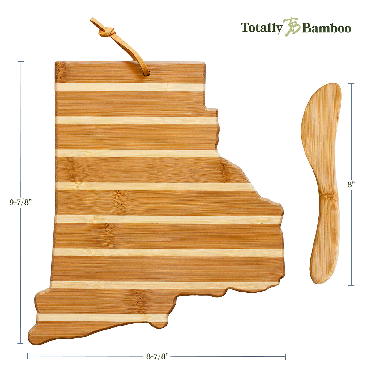 Rhode Island Charcuterie Board with Spreader Knife Gift Set 5