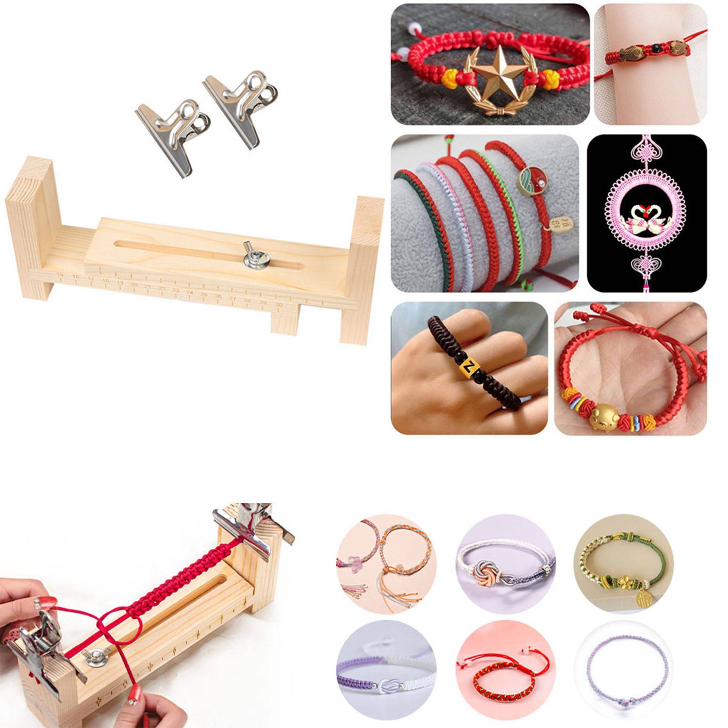 Wooden Frame Bracelet Maker Jig 3