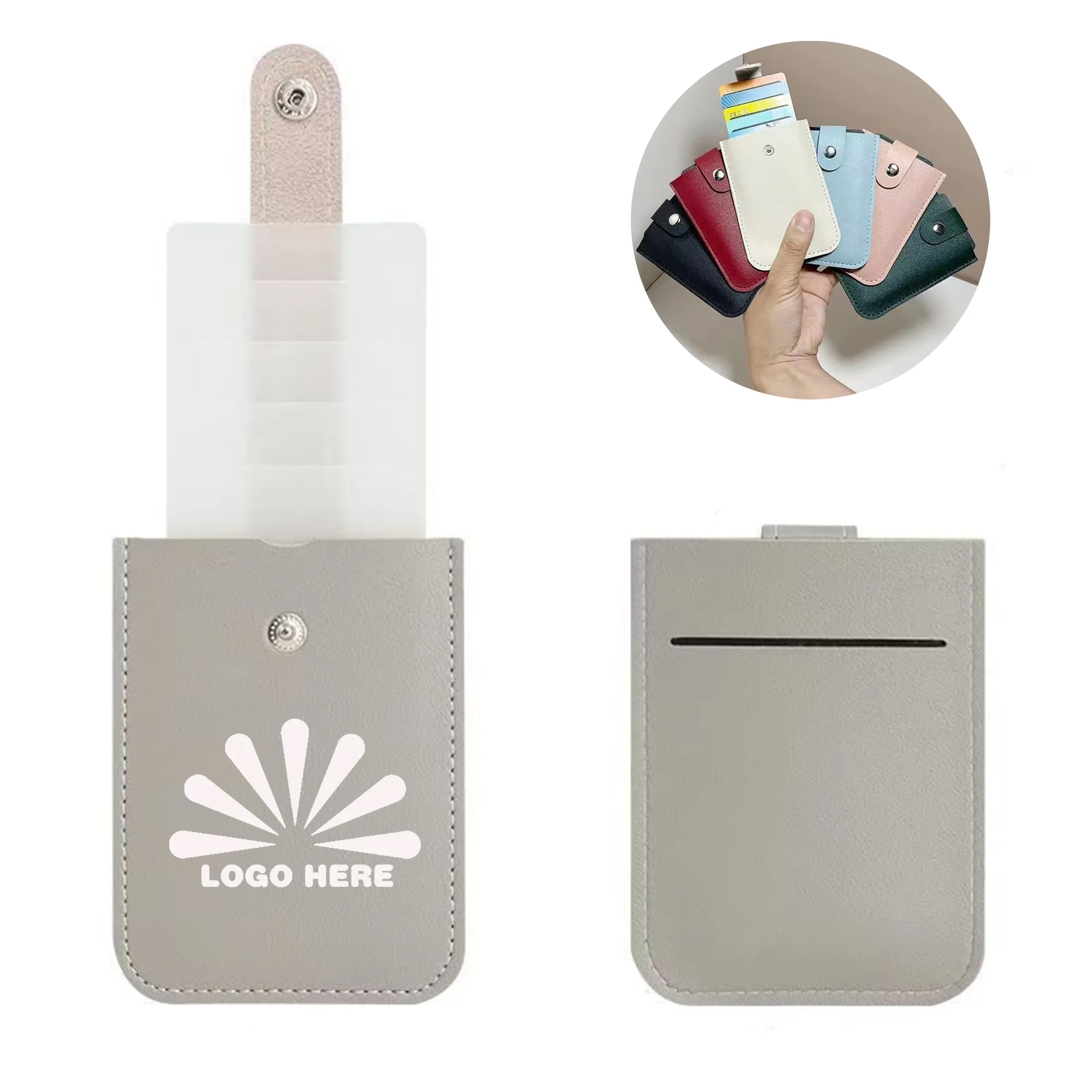 Pull-Out Multi-Card Holder With Customizable Logo